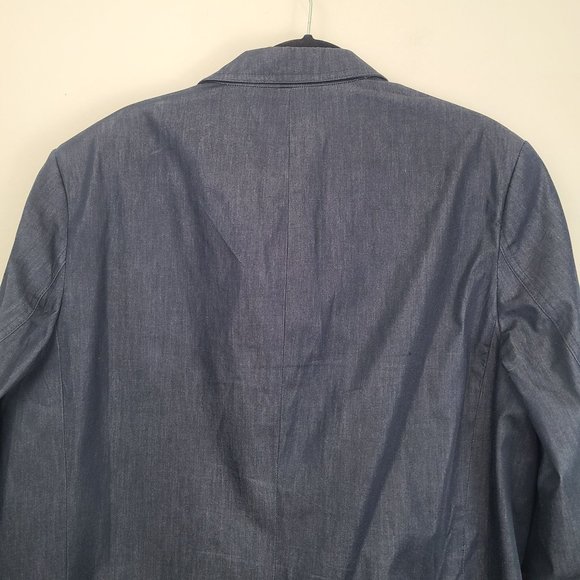 Structure Collection Mens Gray 2-Button Slim Fit Formal Suit Jacket Sz XL Solid - Picture 8 of 11